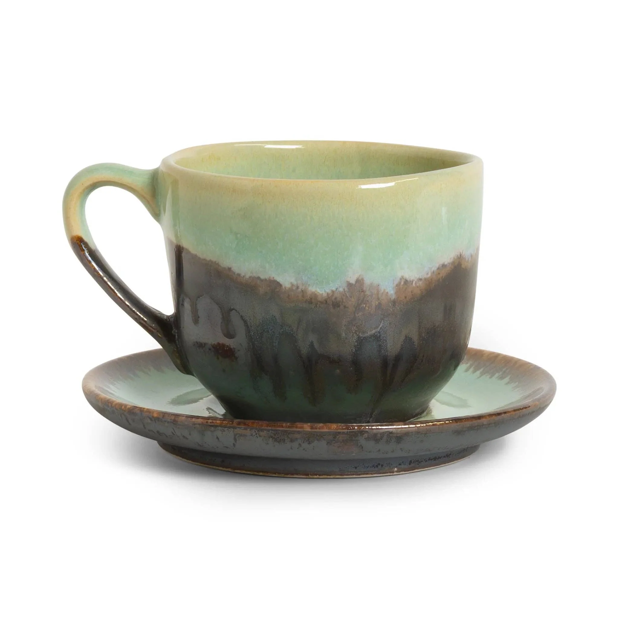 ABS Pottery Agate Cup & Saucer - Image 2