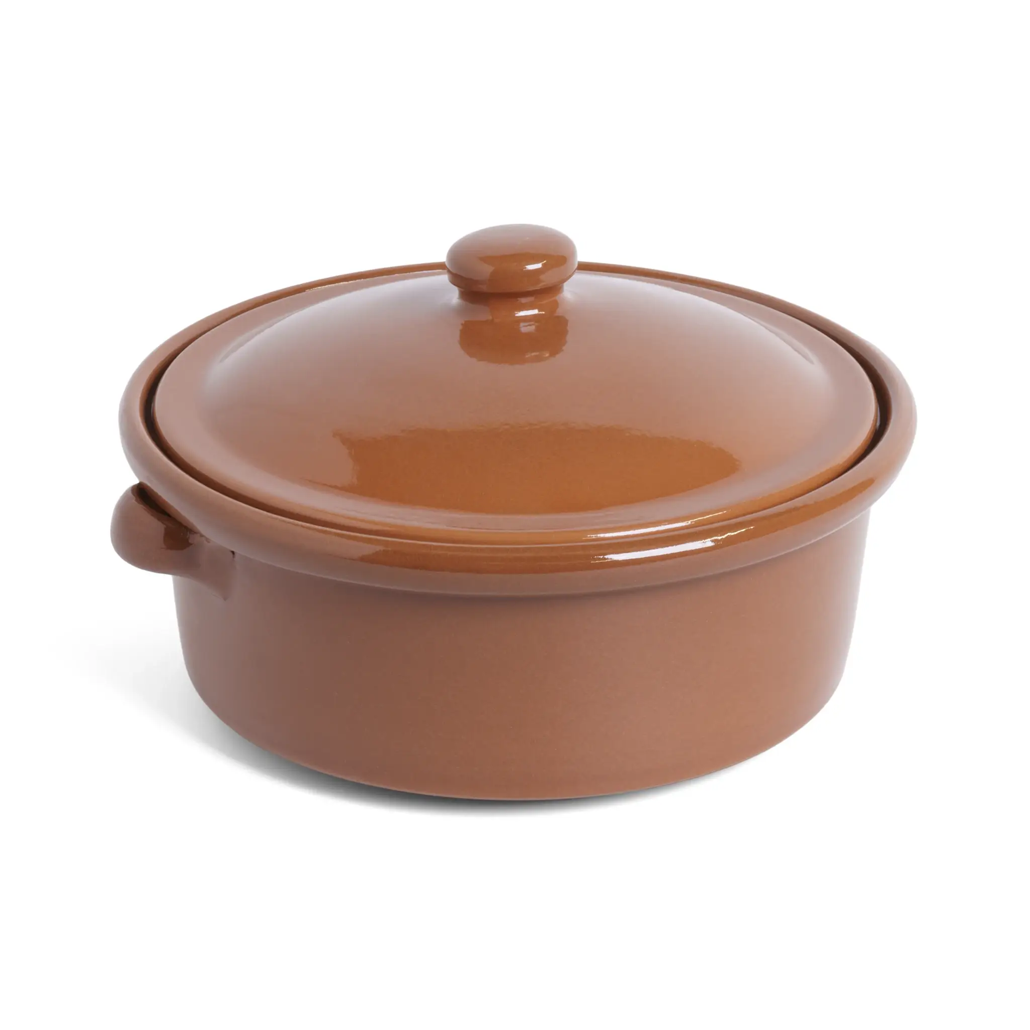 ABS Pottery Casserole - Natural Brown (2 Litre)