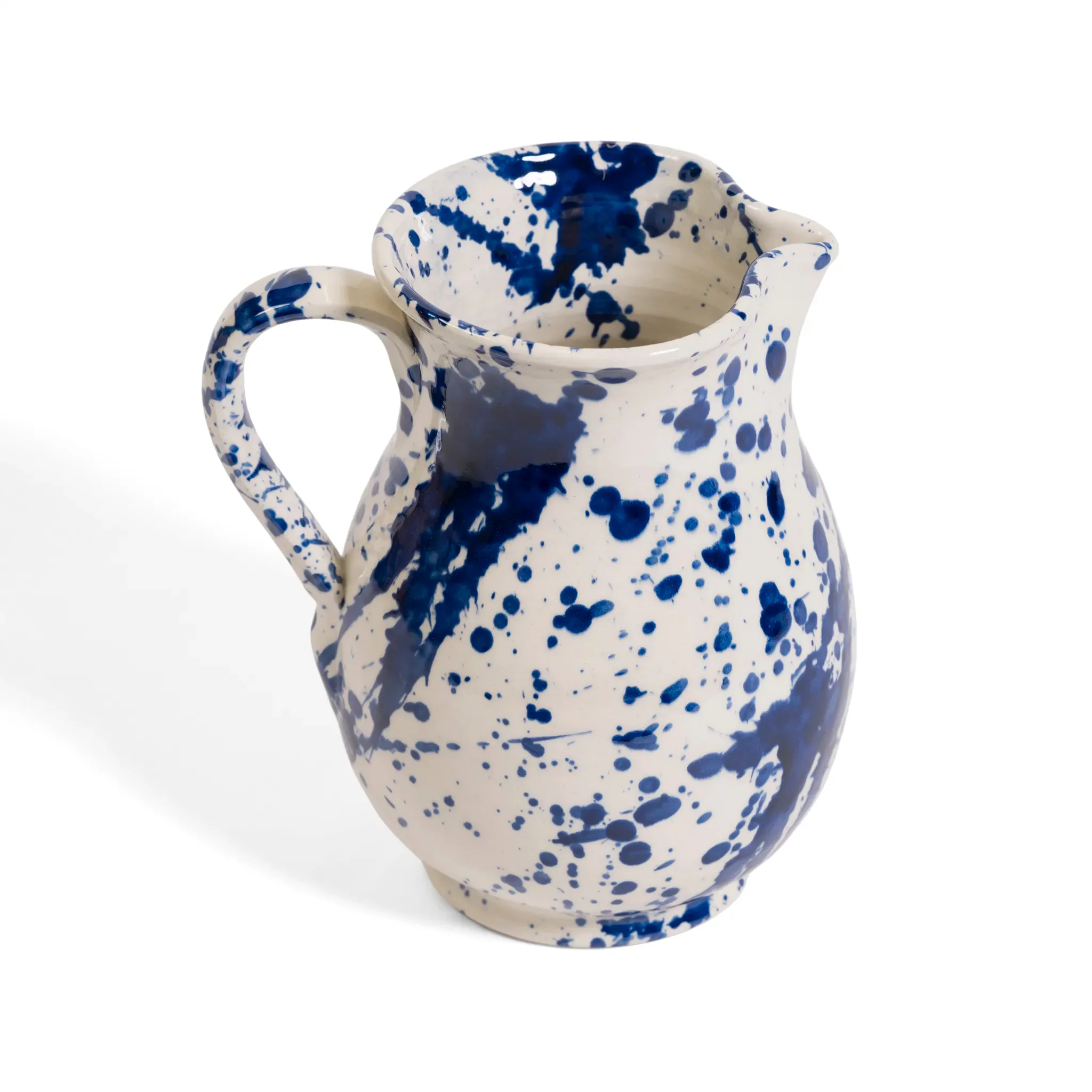 ABS Pottery Jug Blue Splatter (1.3L)