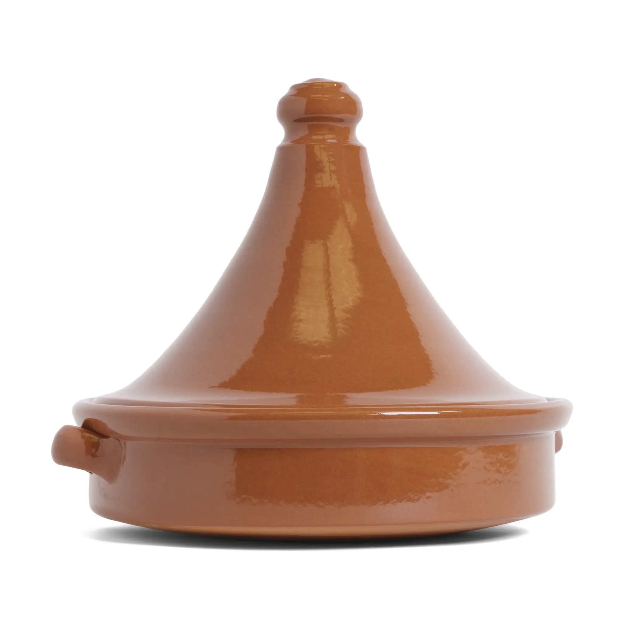 ABS Pottery Tagine - Natural Brown (20cm) - Image 3