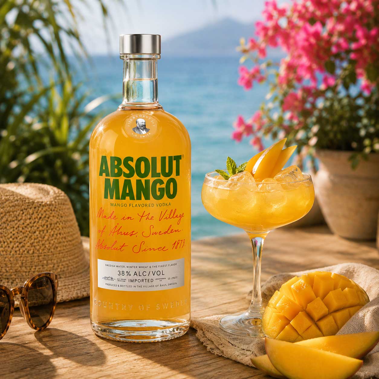 Absolut Vodka Mango (700ml) - Image 2