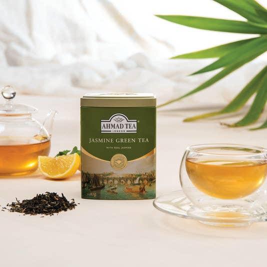Ahmad Tea Caddy Jasmine Green Tea (100g) - Image 2