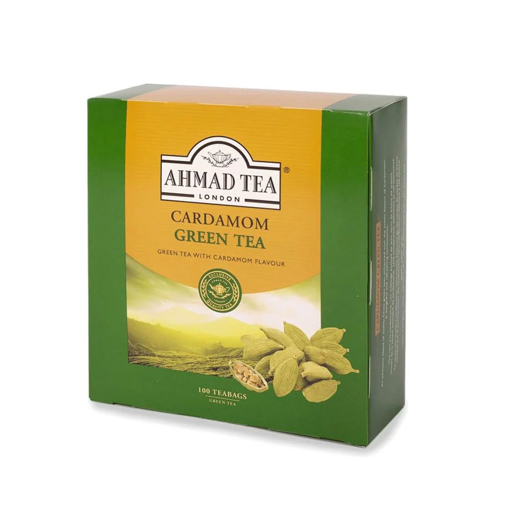 Ahmad Tea Cardamon Green Teabag (100Bags)
