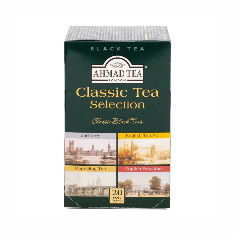 Ahmad Tea Classic Tea Selection of 4 Black Teas (20 bags)