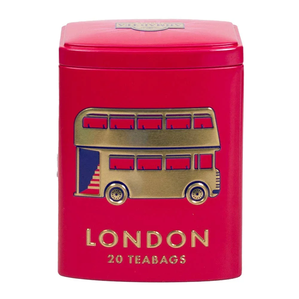 Ahmad Tea Colourful London Caddy English Breakfast (20 bags)