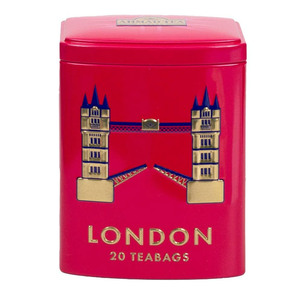 Ahmad Tea Colourful London Caddy English Breakfast (20 bags) - Image 2