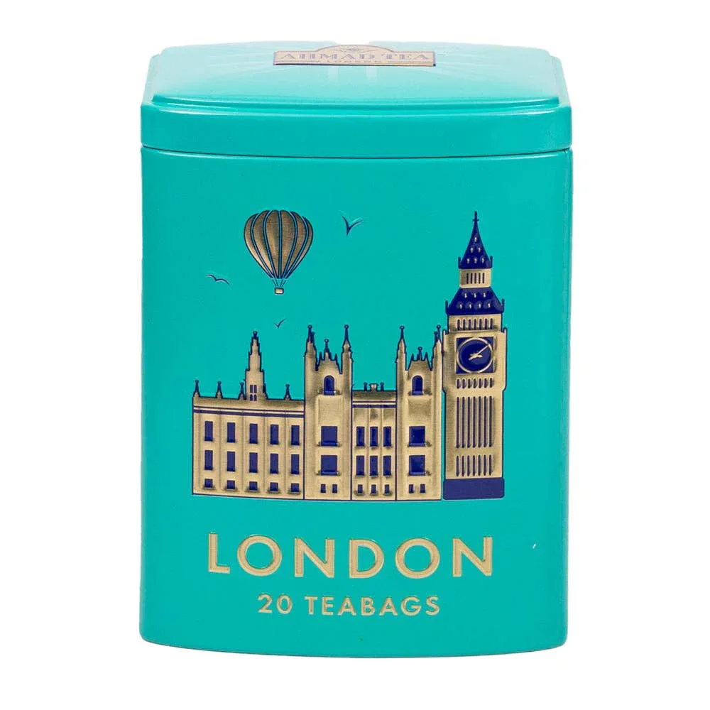 Ahmad Tea Colourful London Caddy English Tea No.1 (20 bags) - Image 2