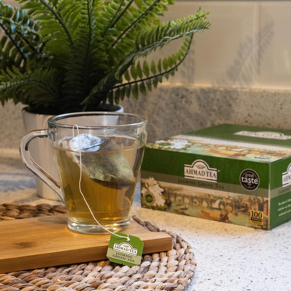 Ahmad Tea Jasmine green Tea Bags (200g) (100 bags) - Image 6