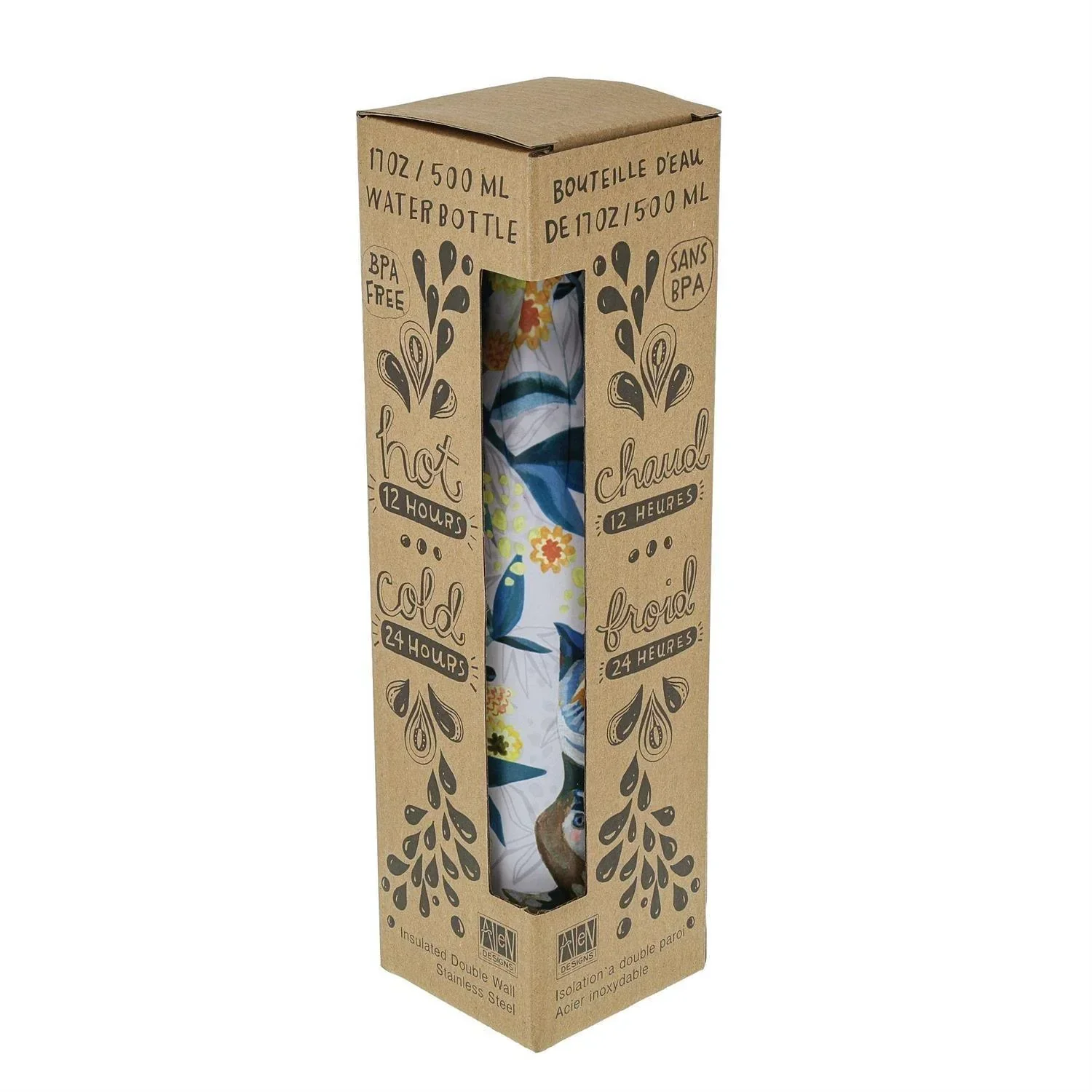 Allen Designs Owl and Owlet Water Bottle (500ml) - Image 2