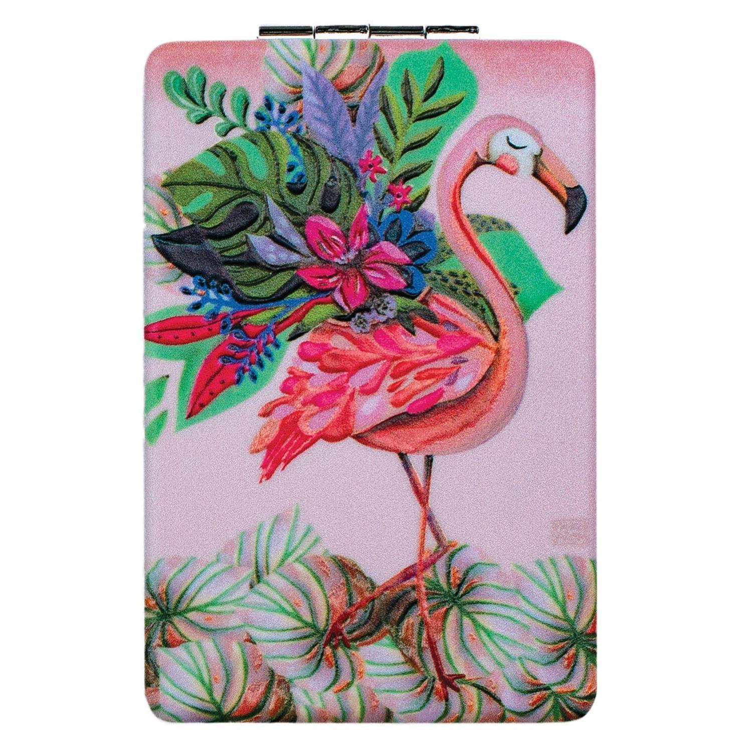 Allen Designs Flamingo Compact Mirror