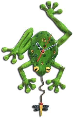 Allen Designs Frog Fly Wall Clock
