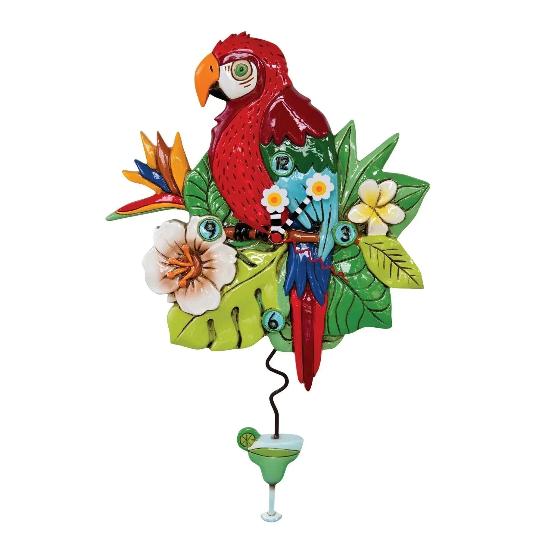 Allen Designs Polly (Parrot) Wall Clock