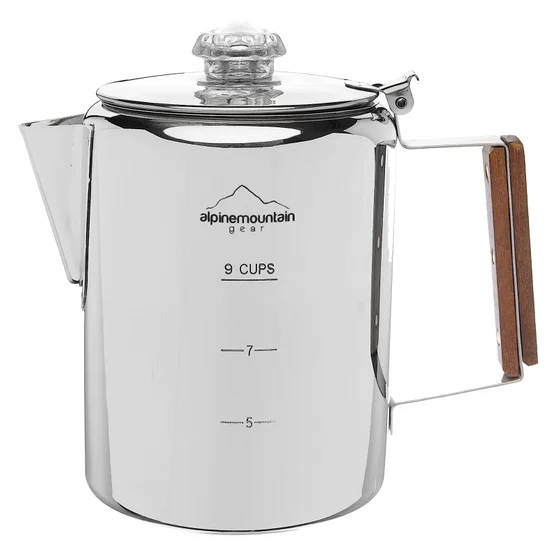 Alpine Mountain Gear 5-piece Stainless Steel Coffee Set - Image 2