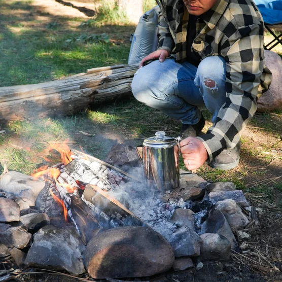 Alpine Mountain Gear 5-piece Stainless Steel Coffee Set - Image 7