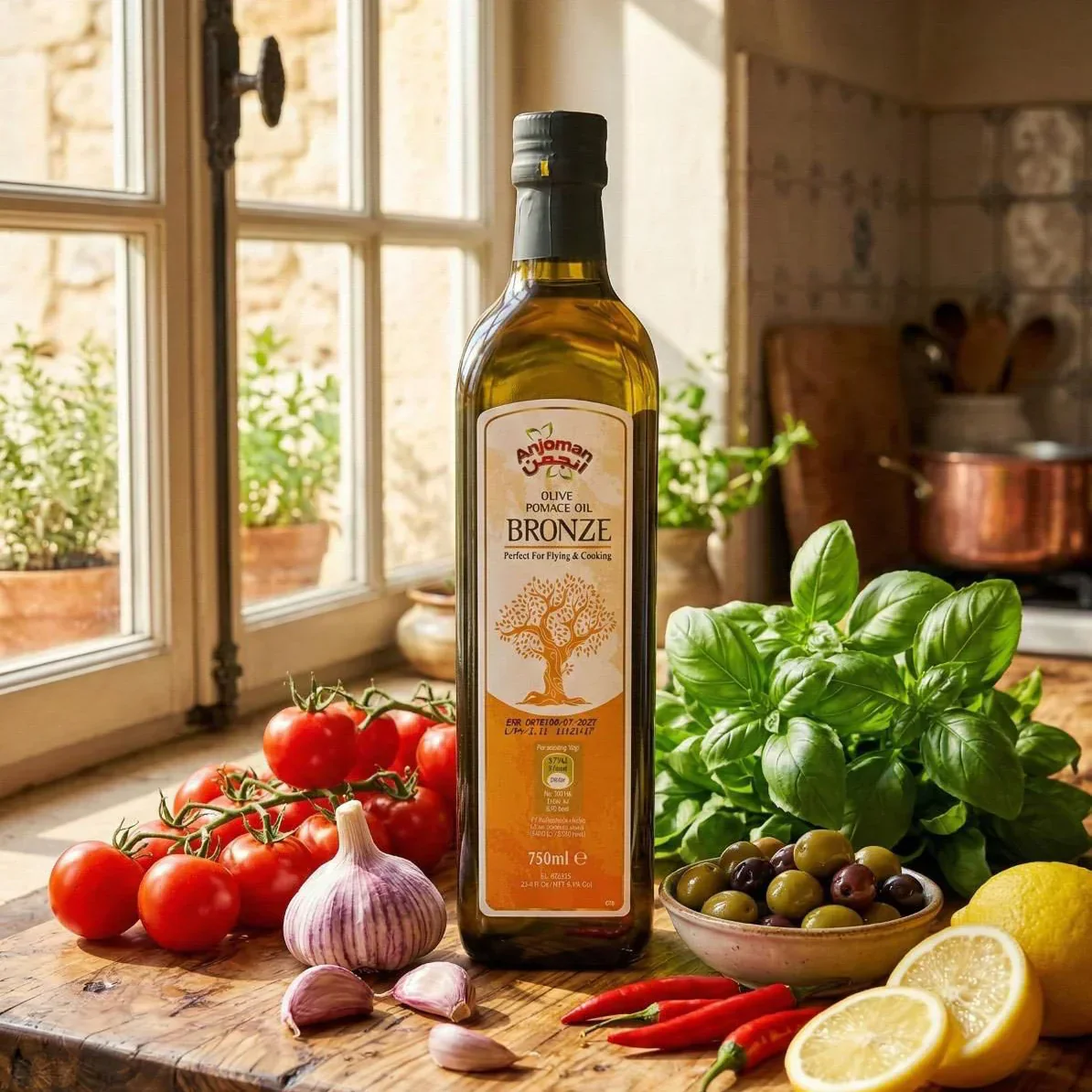 Anjoman Bronze Olive Pomace Oil (750ml) - Image 2