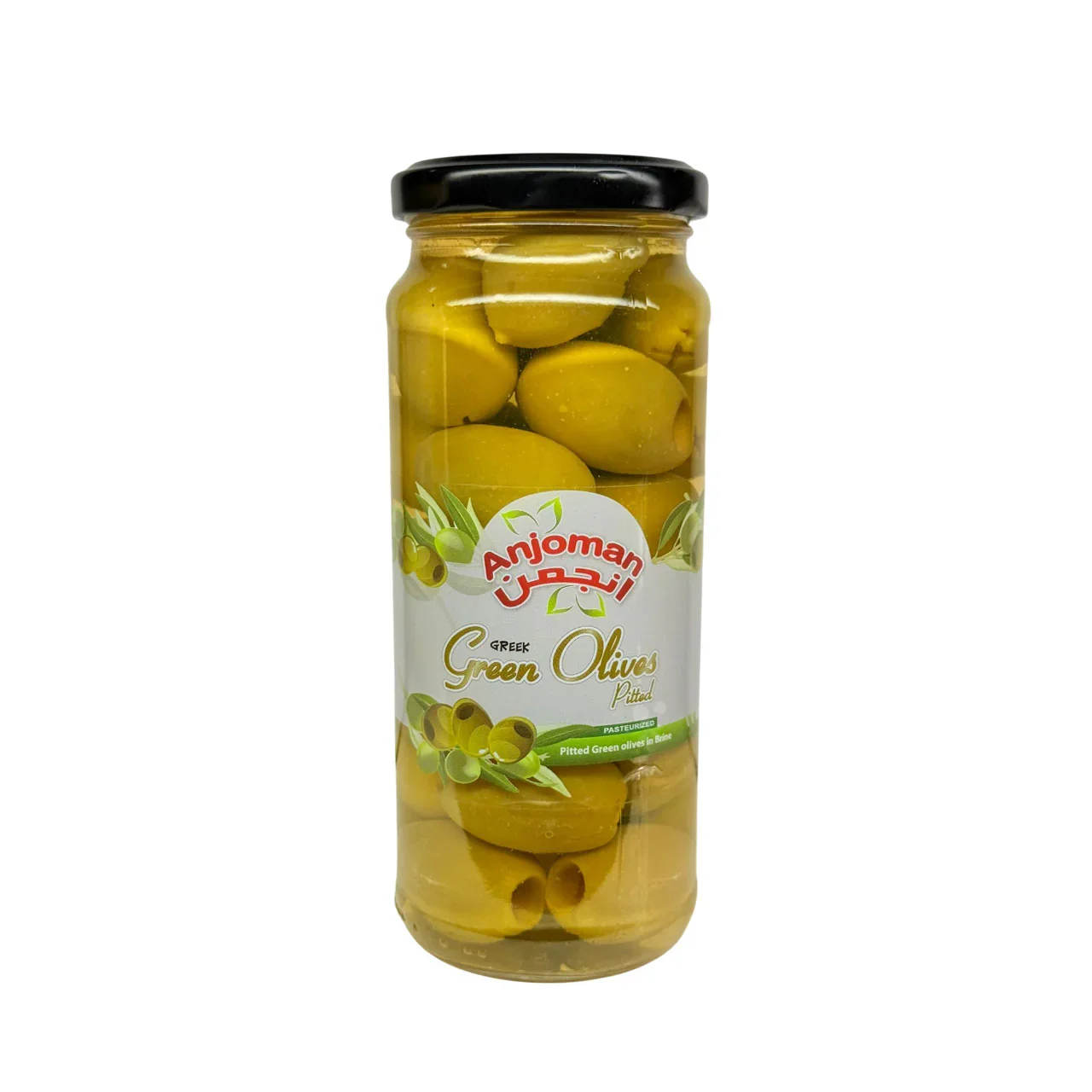 Anjoman Green Pitted Olive (340g)
