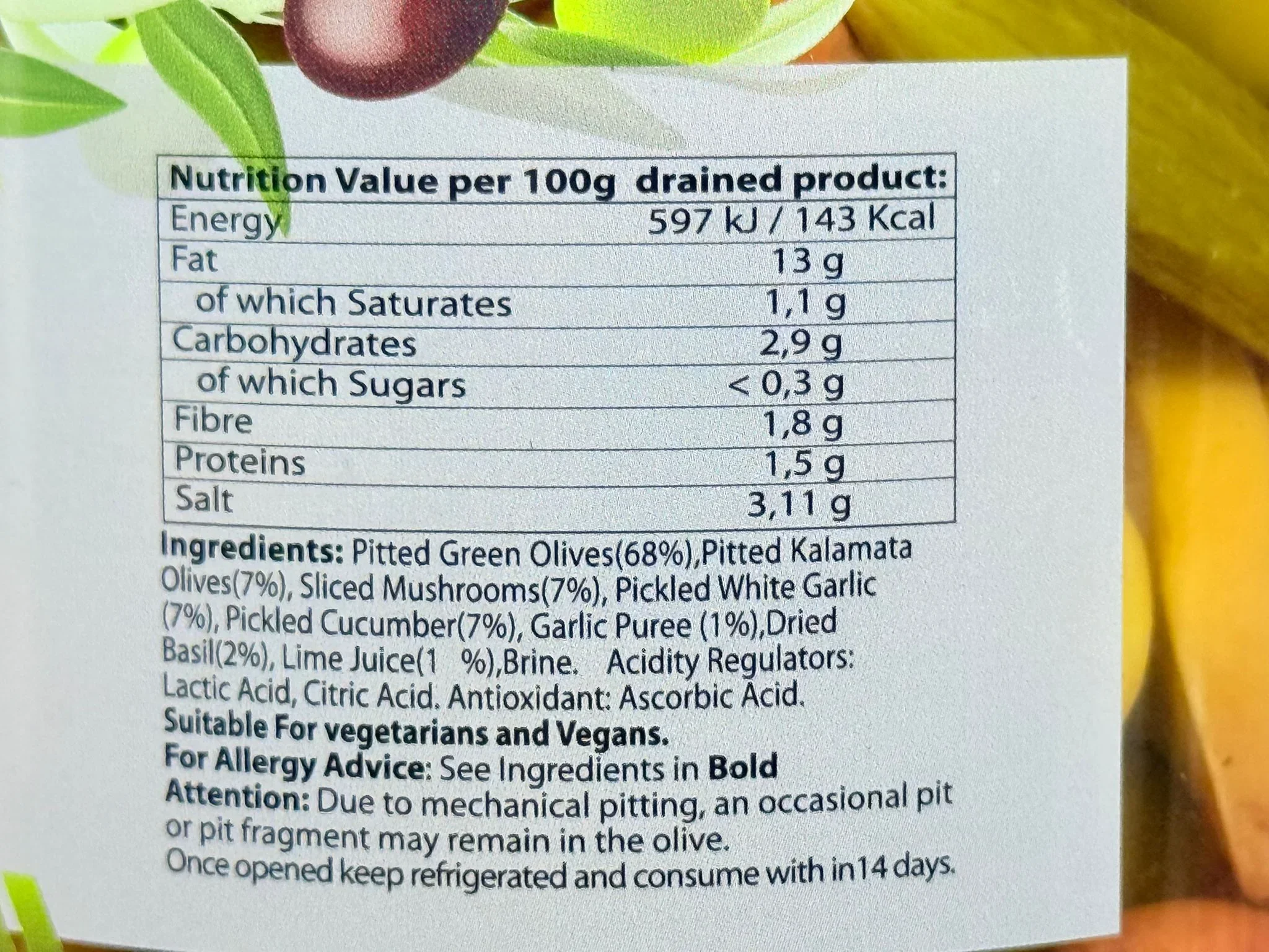 Anjoman Pasargad Mix Olive (960g) - Image 2