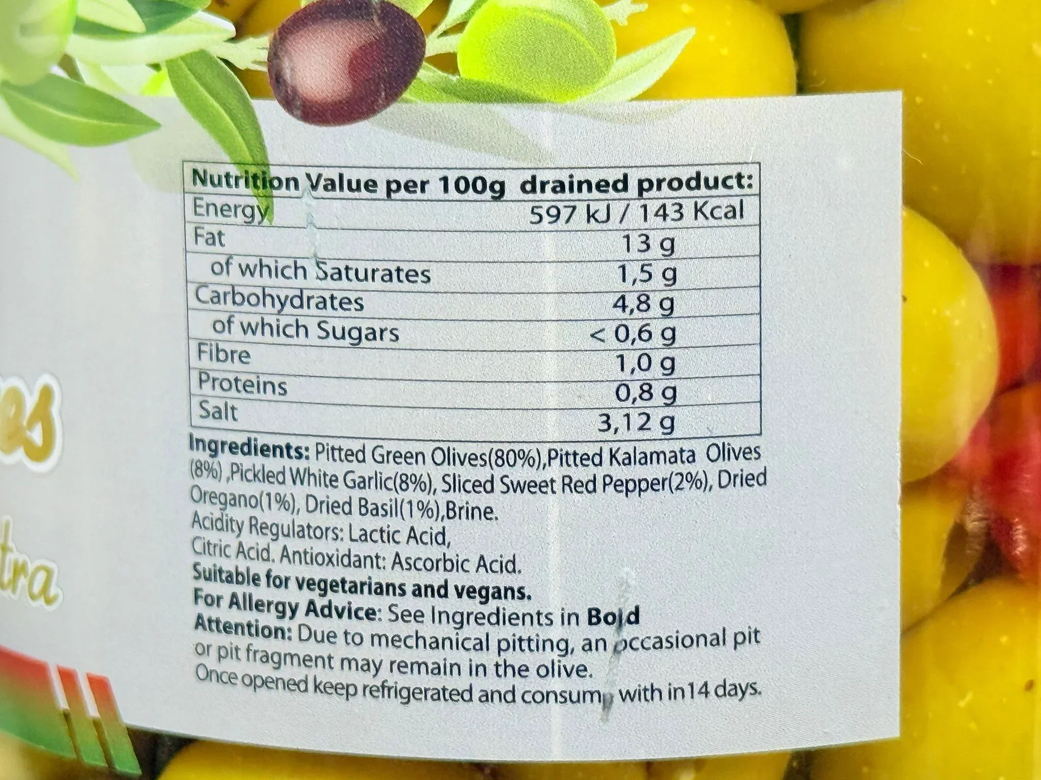 Anjoman Patra Mix Olive (960g) - Image 2