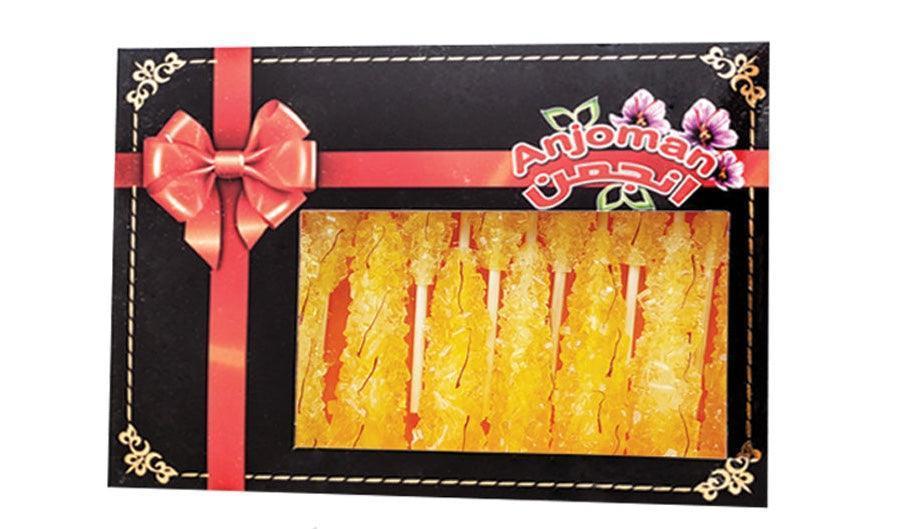 Anjoman Saffron Rock Candy With Stick (500g)