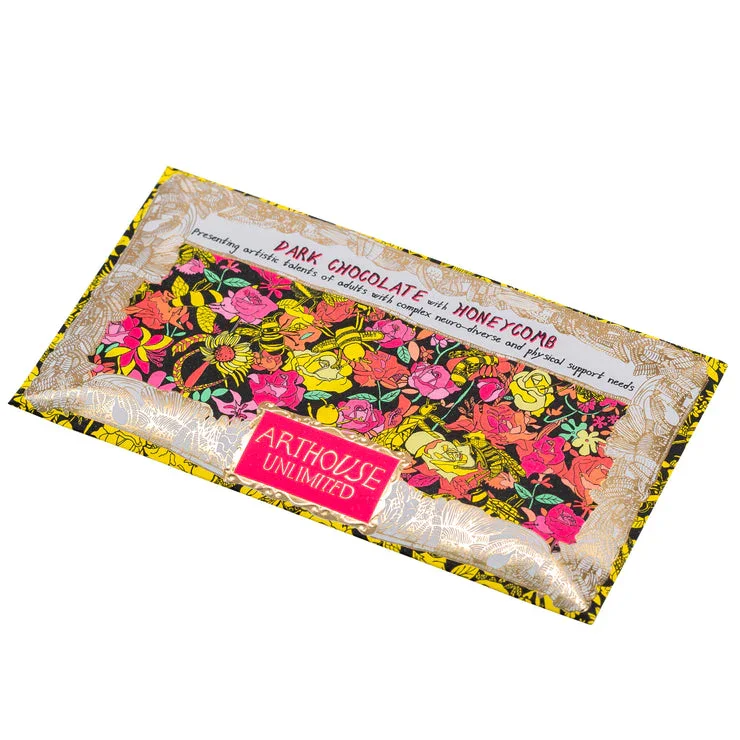 Arthouse Unlimited Bee Free, Dark Chocolate Bar with Honeycomb (85g) - Image 3