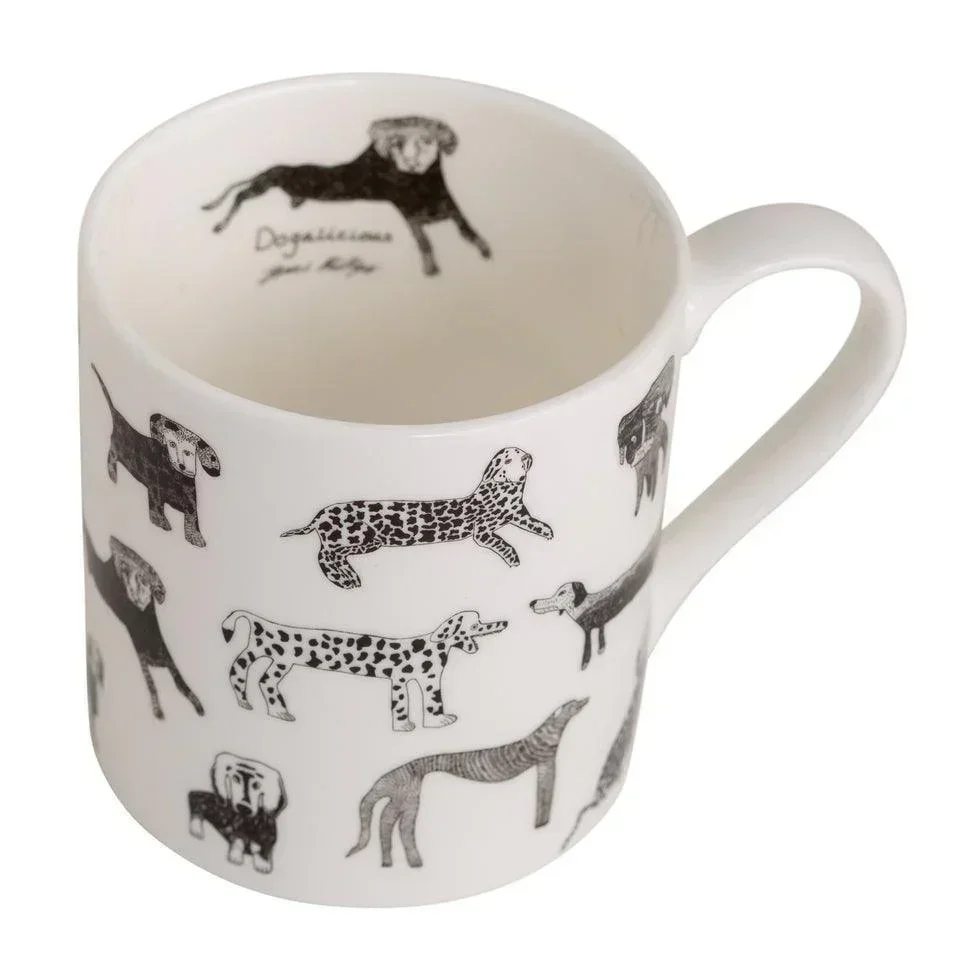 Arthouse Unlimited Fine Bone China Mug - Dogalicious