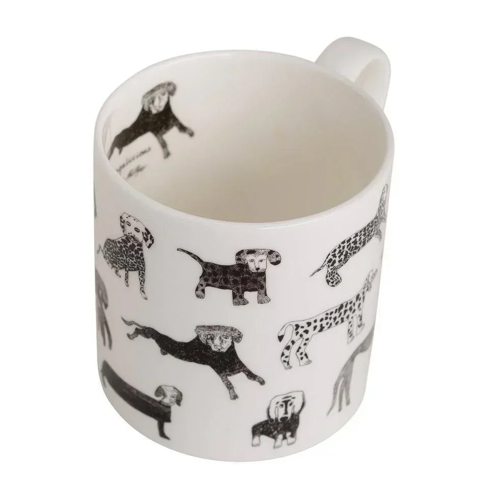 Arthouse Unlimited Fine Bone China Mug - Dogalicious - Image 4