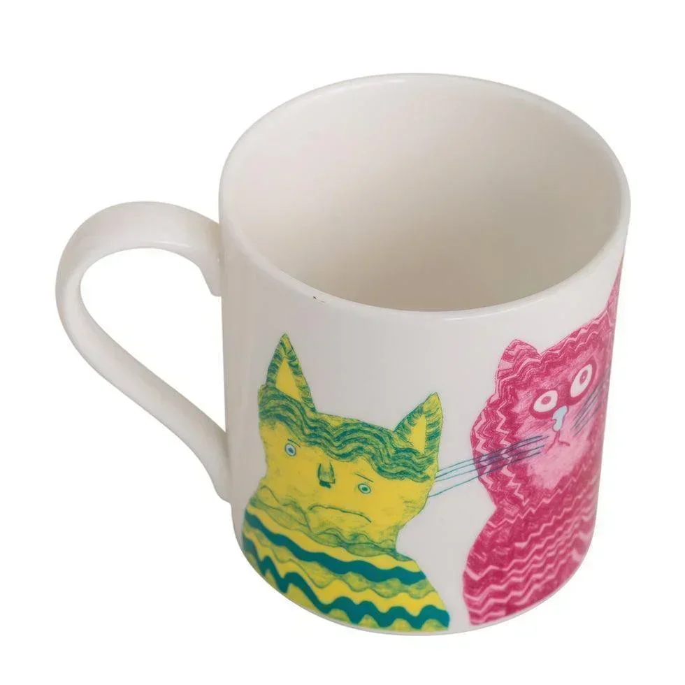 Arthouse Unlimited Fine Bone China Mug - Miaow For Now - Image 5