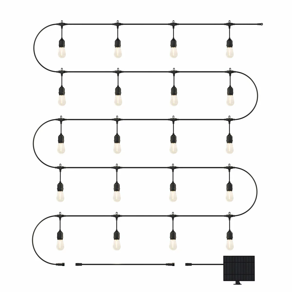 Artika Eclipse 42ft (12.8m) 20 LED Outdoor Solar String Lights Set - Image 3