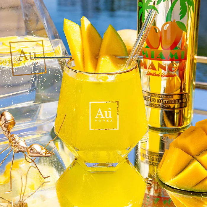 AU Vodka Miami Mango Vodka (700ml) - Image 2