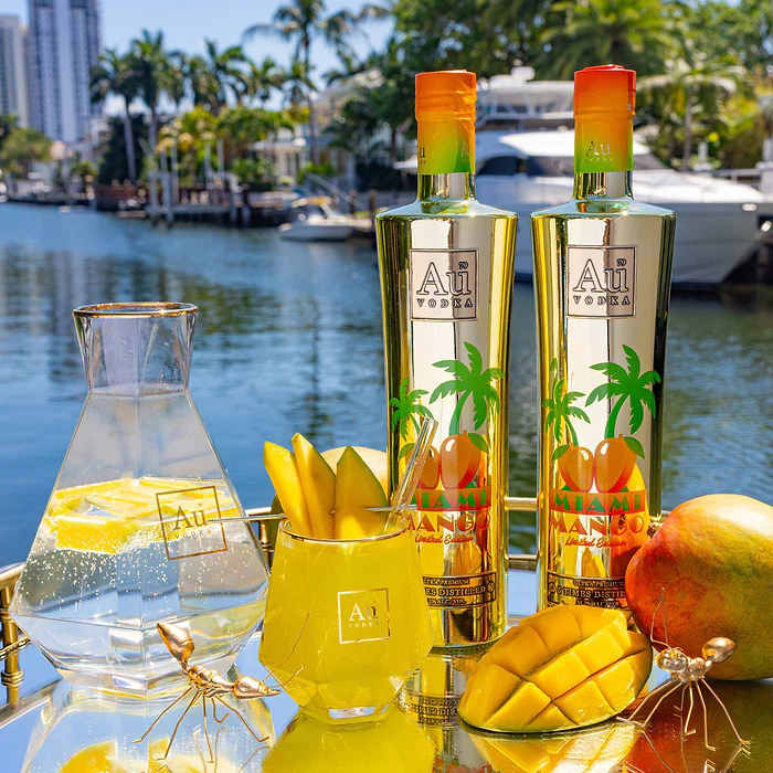 AU Vodka Miami Mango Vodka (700ml) - Image 5