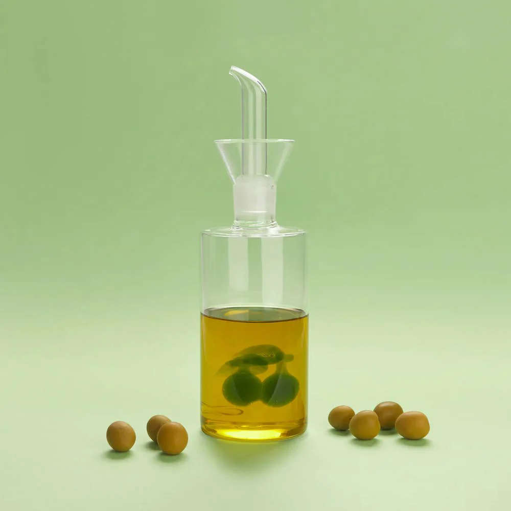 Balvi Non Drip Glass Olives Cruet Bottle (350ml)