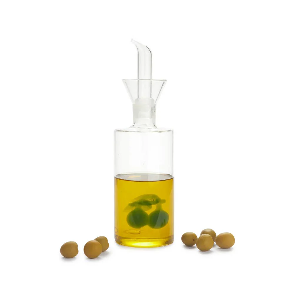 Balvi Non Drip Glass Olives Cruet Bottle (350ml) - Image 3