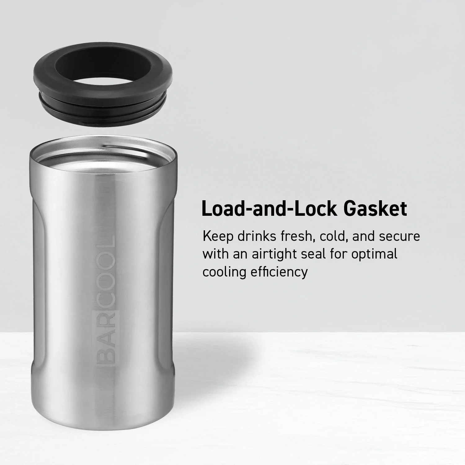 Barcool Insulated Beer Cooler and Tumbler with Opener SS - Image 10