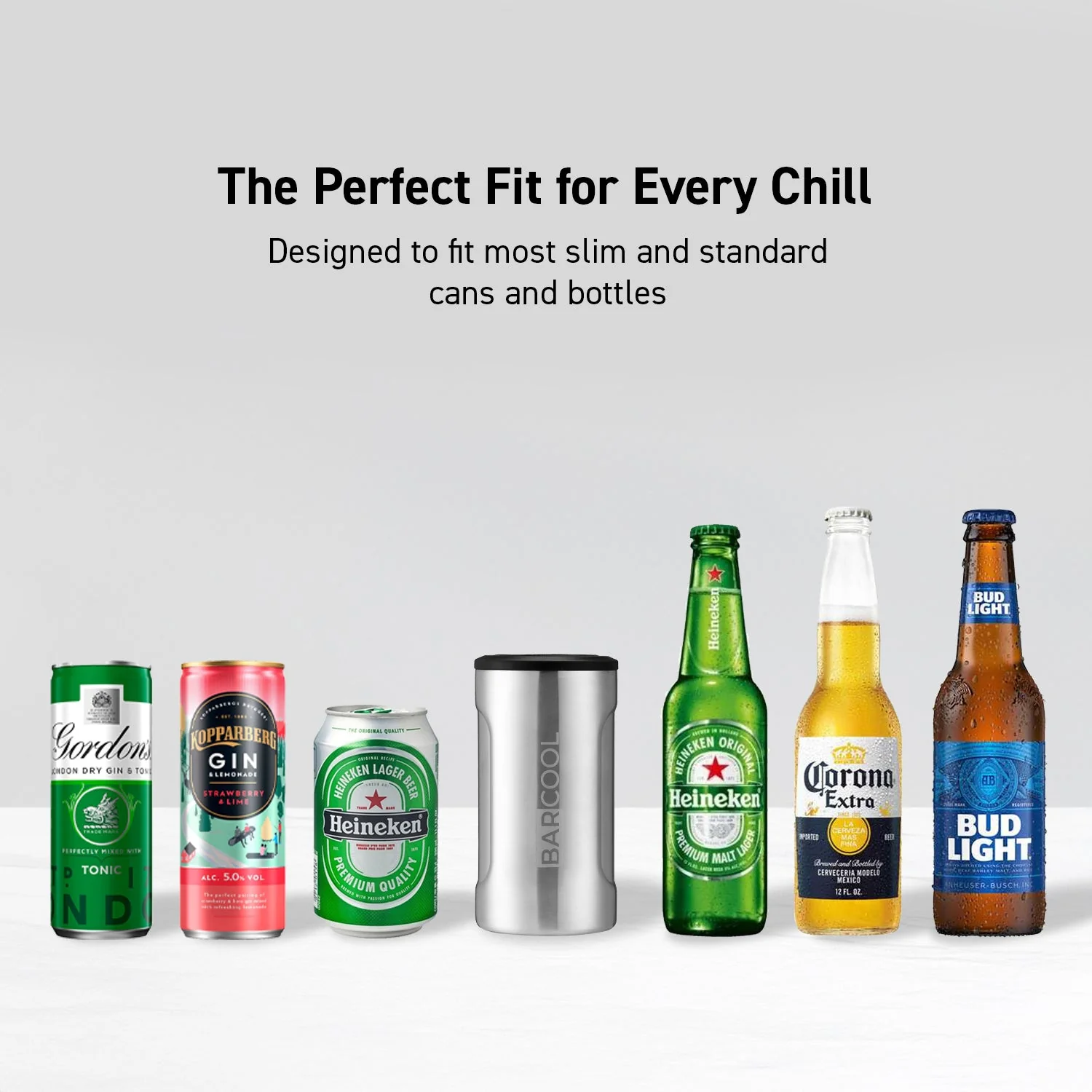 Barcool Insulated Beer Cooler and Tumbler with Opener SS - Image 2