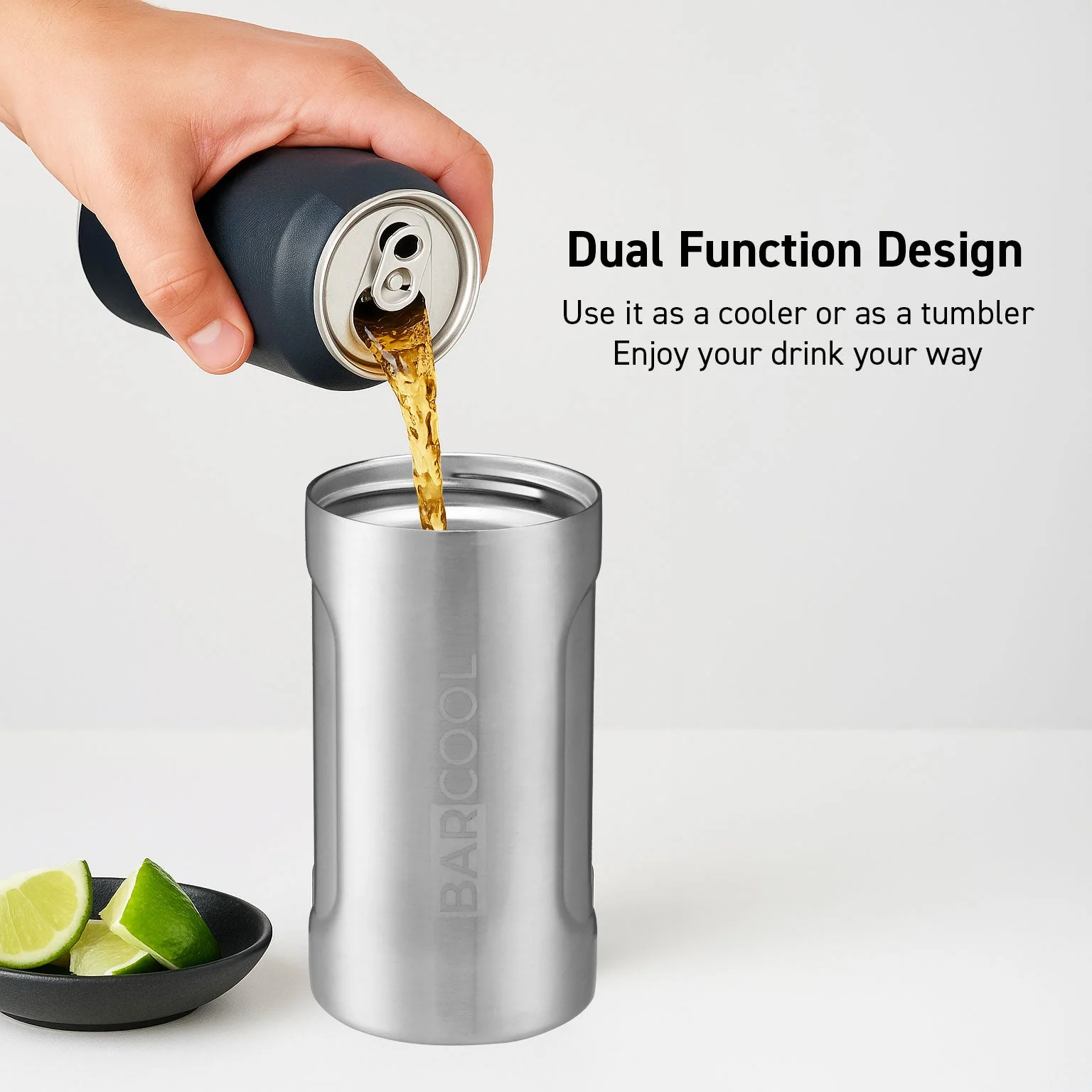 Barcool Insulated Beer Cooler and Tumbler with Opener SS - Image 7