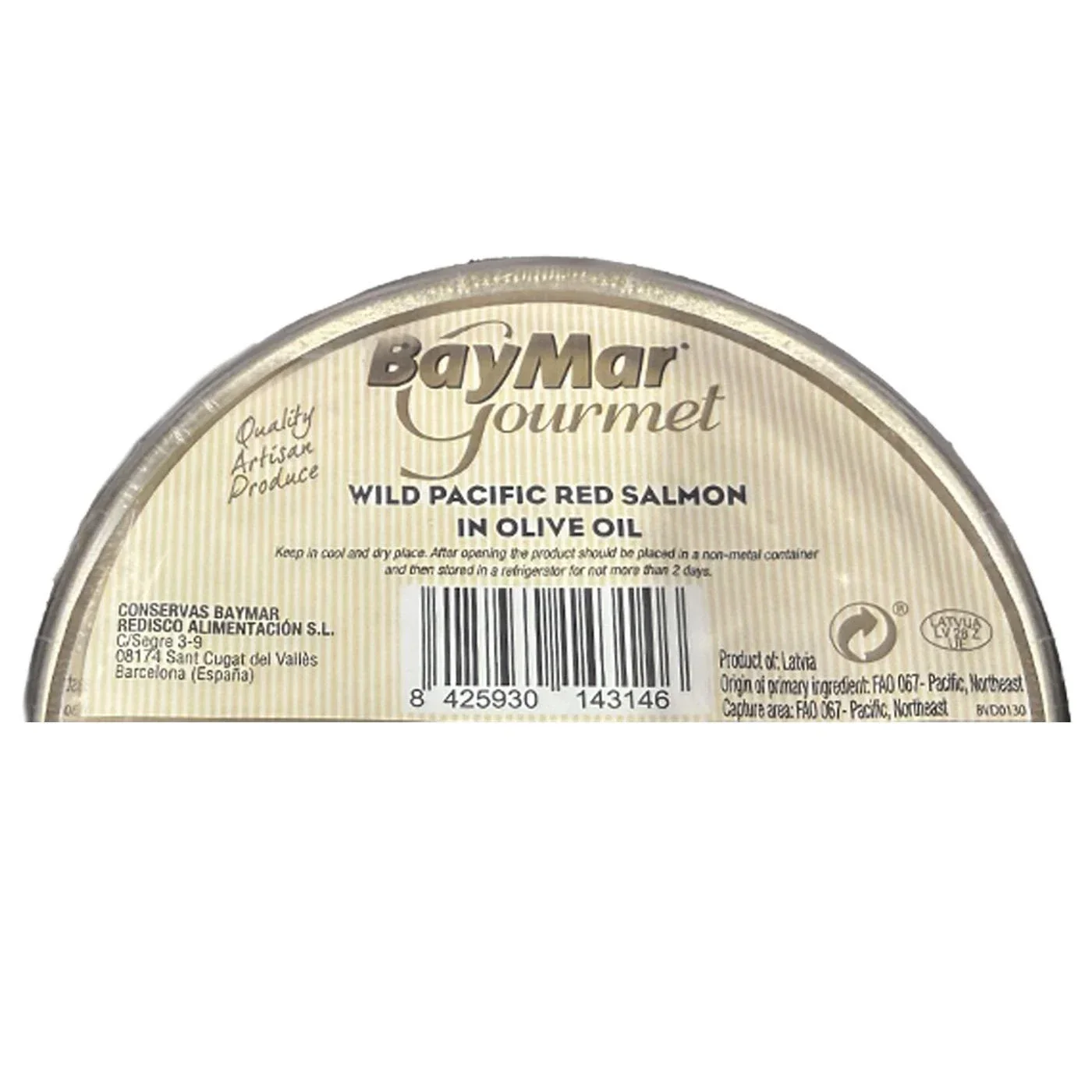 Baymar Gourmet Wild Pacific Red Salmon in Olive Oil (3x160g) - Image 3
