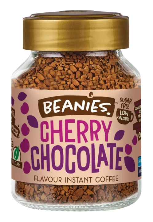Beanies Flavoured Instant Coffee 50g - Cherry Chocolate