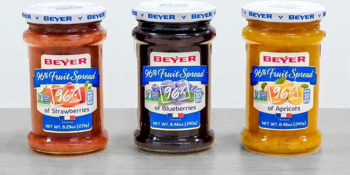 Beyer 96% fruit jam 3-pack (715g) - Image 3