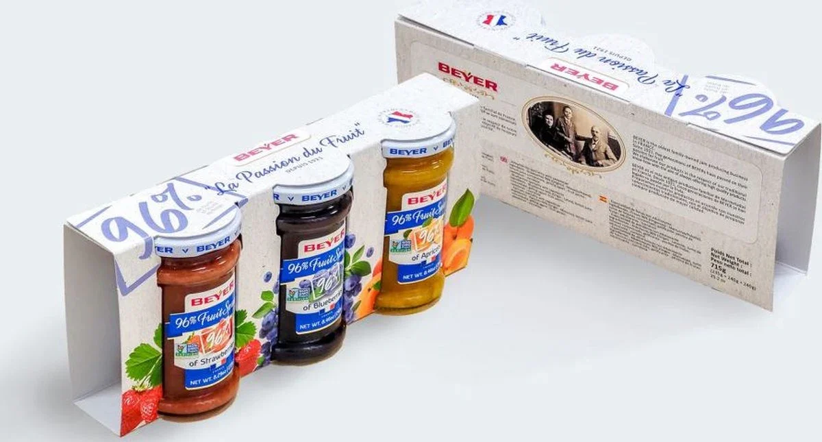 Beyer 96% fruit jam 3-pack (715g) - Image 4