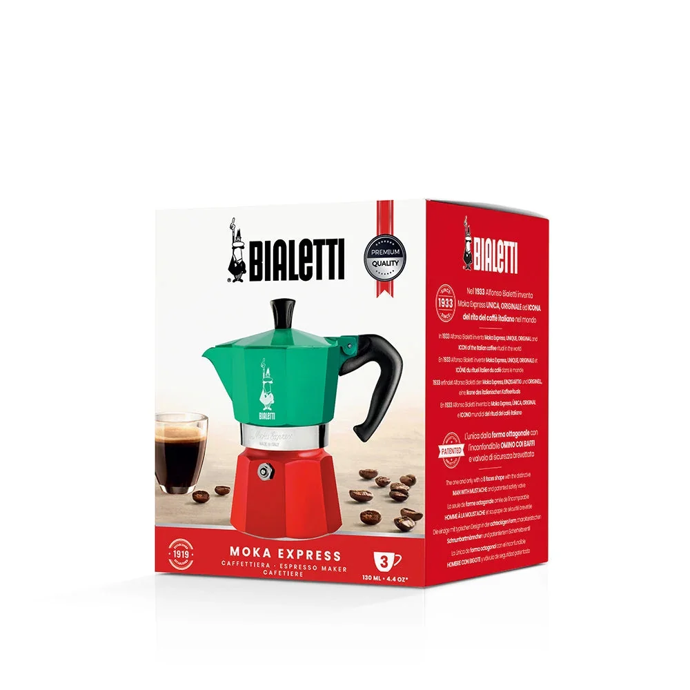 Bialetti Moka Pot Moka Express Italia Coffee Maker- 3 Cups - Image 3