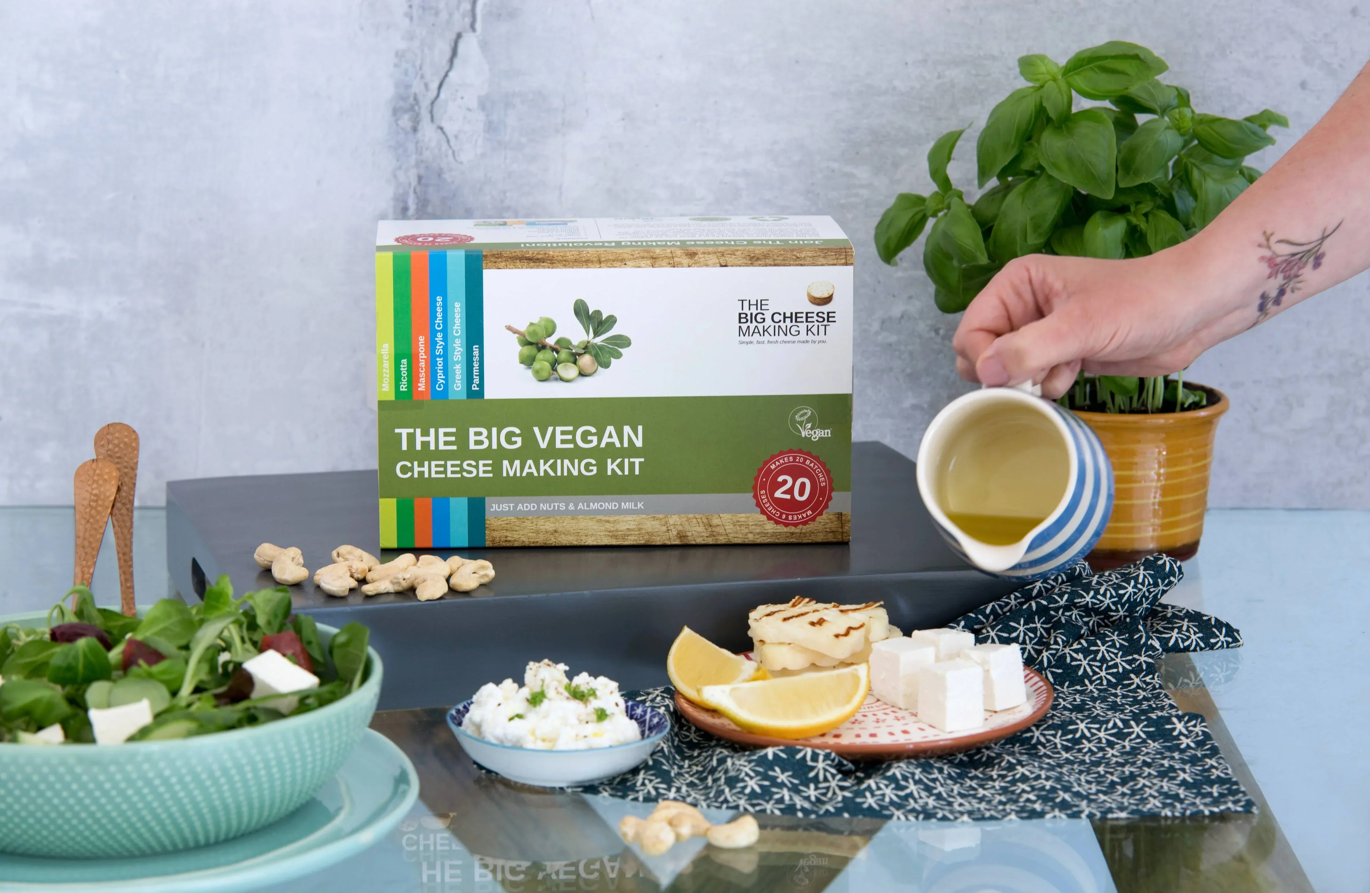 The Big Vegan Cheese Making Foodie Kit - Foodie Gluten Free Eco Gift