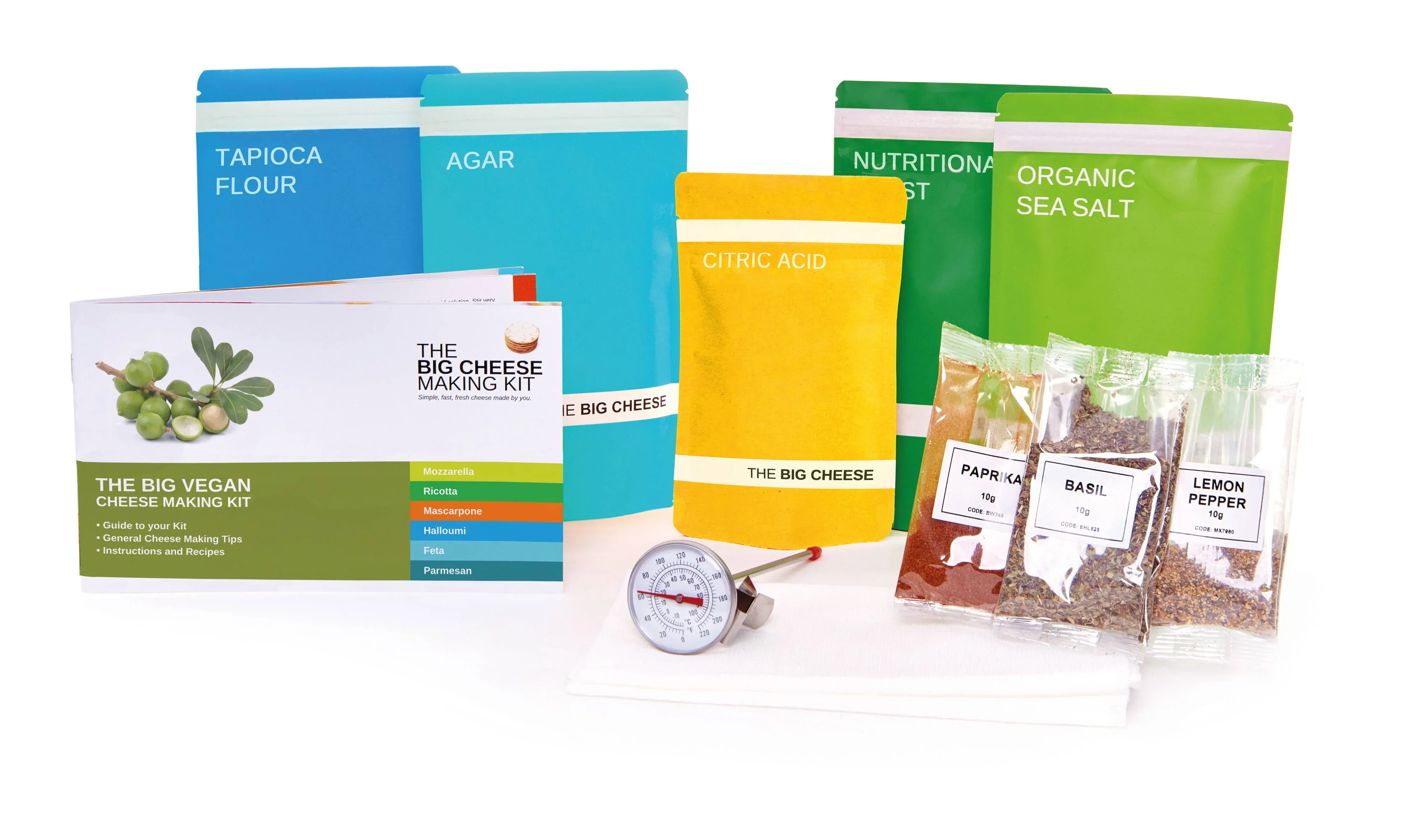 The Big Vegan Cheese Making Foodie Kit - Foodie Gluten Free Eco Gift - Image 2