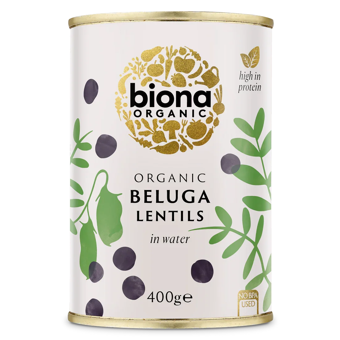 Biona Organic Beluga Lentils (400g)
