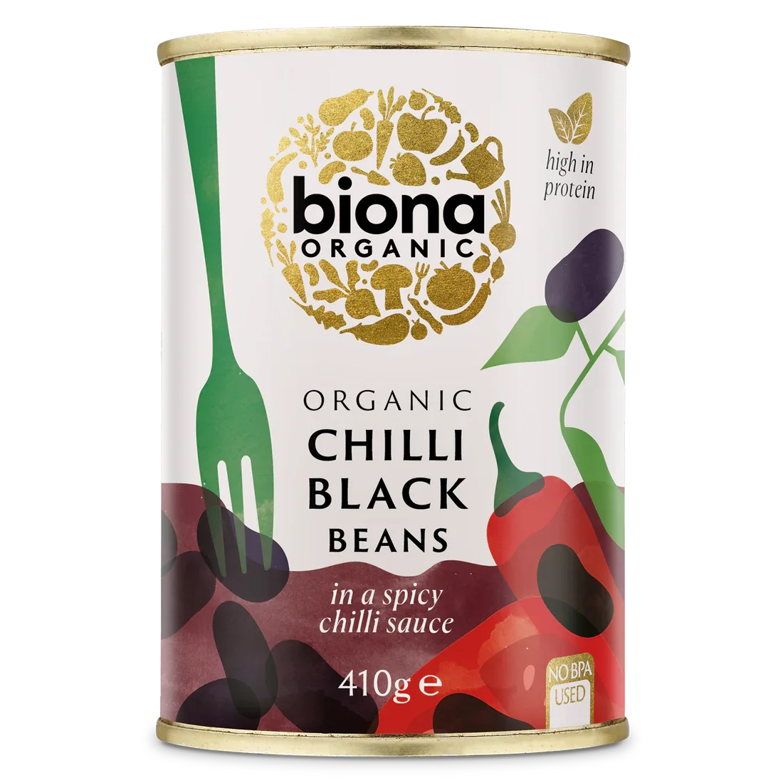 Biona Organic Chilli Black Beans (410g)