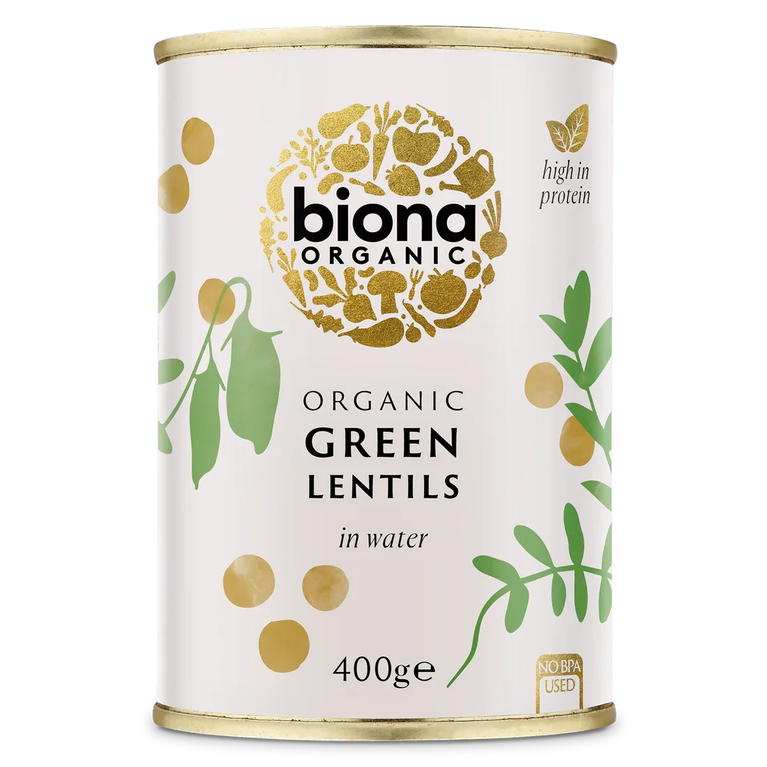 Biona Organic Green Lentils (400g)