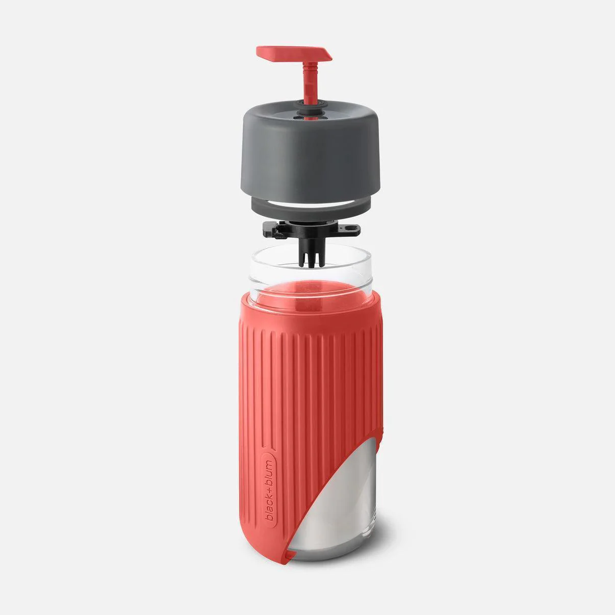 Black+Blum Glass Travel Cup With Silicone Cover (340ml) - Slate - Image 9