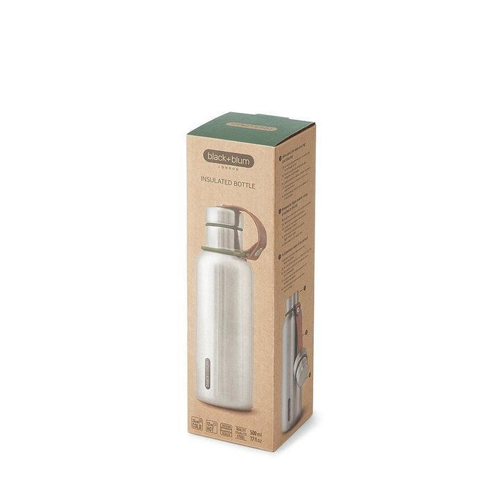 Black+Blum Stainless Steel Insulated Water Bottle 500ml - Olive - Image 3