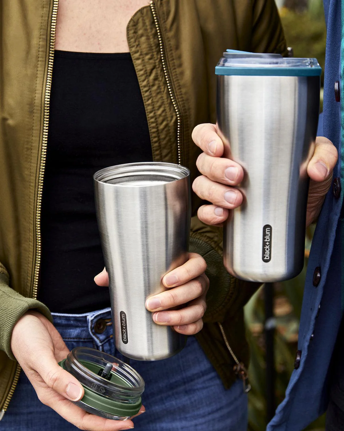 Black+Blum Stainless Steel Vacuum Insulated Travel Tumbler 600ml - Ocean - Image 4