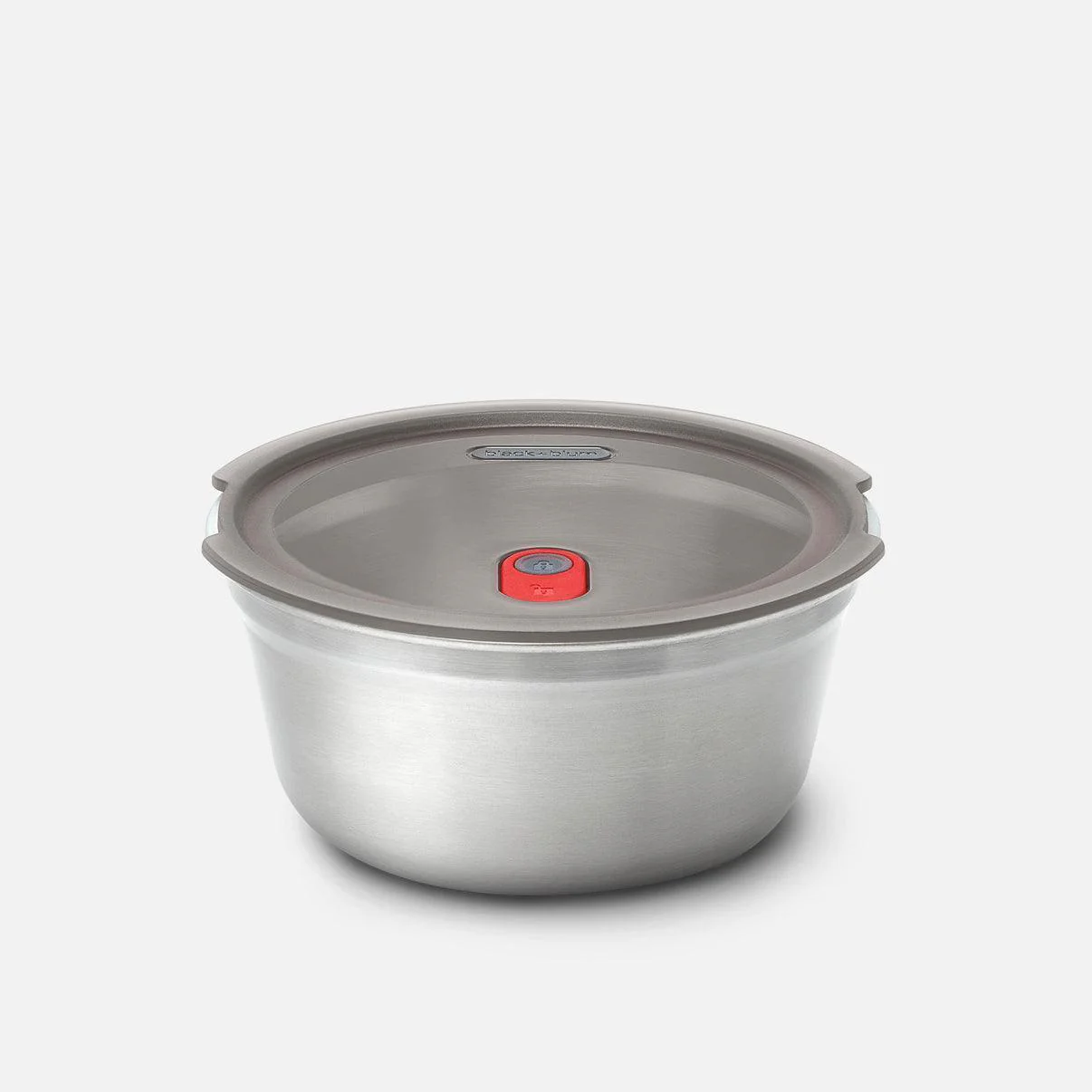 Black+Blum Steel Food Bowl Large - Grey/Red (950ml) - Image 4