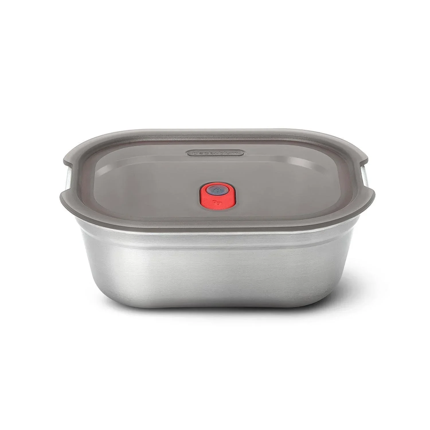 Black+Blum Microwave-Safe Steel Food Box Grey/Red - Small - Image 5